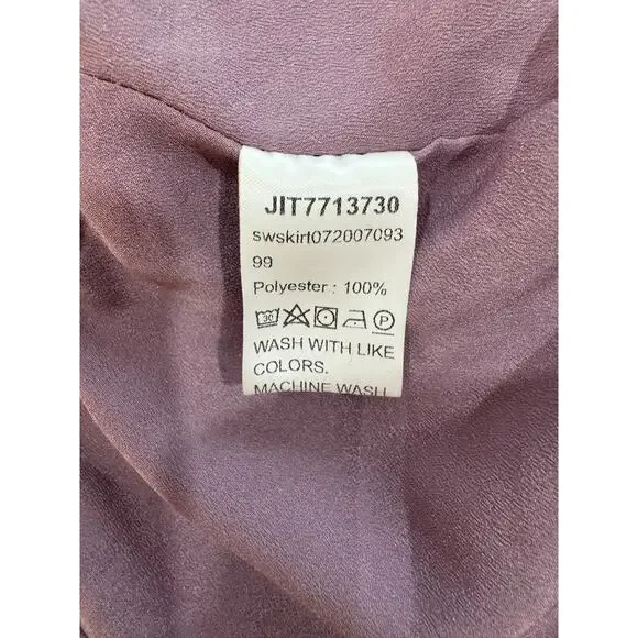 MOTF Tweed Mini Skirt Pink Multicolor Textured High Waist Preppy Chic Size S - Picture 5 of 7